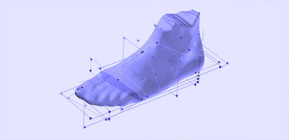 Menu Icad Foot Scan